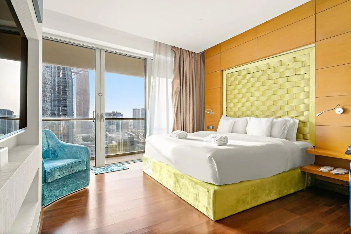First Class Studio Stunning Burj Khalifa Views Dubai Verenigde Arabische Emiraten